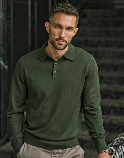 Tee Jays Polo Knit - Black