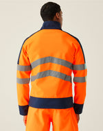 Regatta High Visibility TRA625 Pro 3 Layer Softshell - Orange/Navy