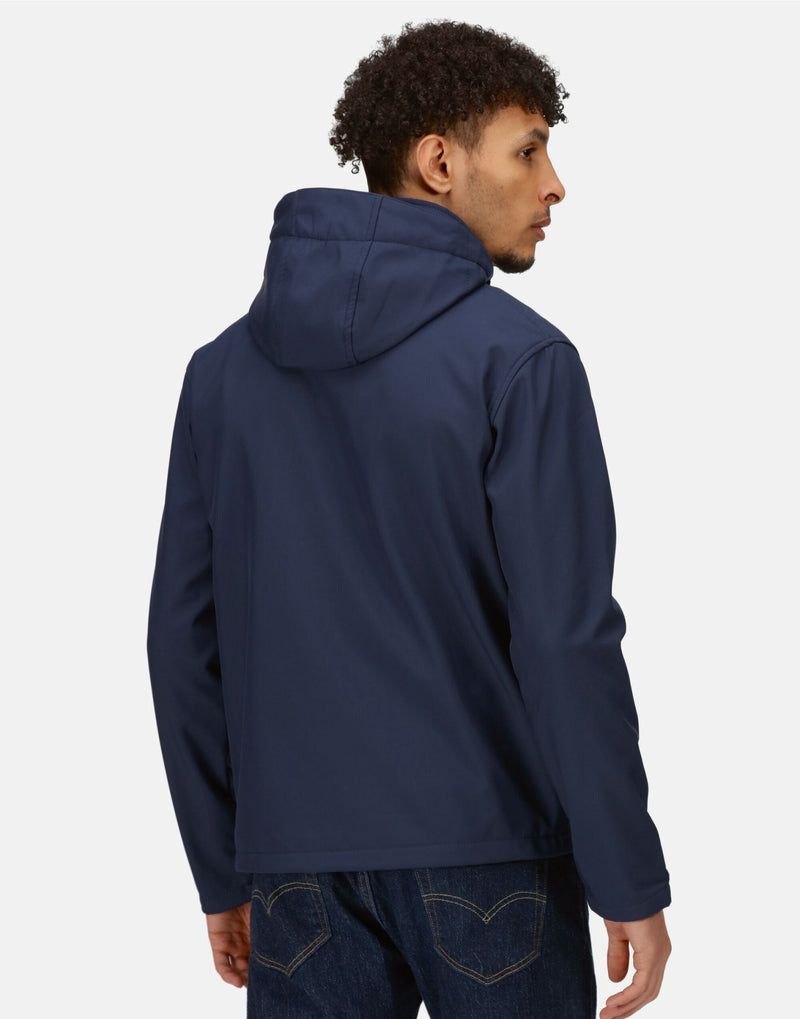 Regatta Professional TRA701 Venturer 3 Layer Hooded Softshell - Navy/Navy