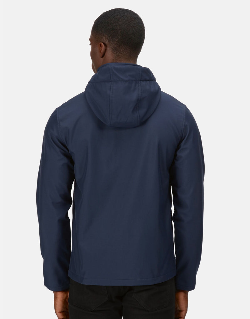 Regatta Professional TRA701 Venturer 3 Layer Hooded Softshell - Navy/ French Blue