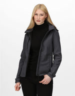 Regatta Professional TRA702 Women'S Venturer Hooded Softshell - Seal Grey/Black