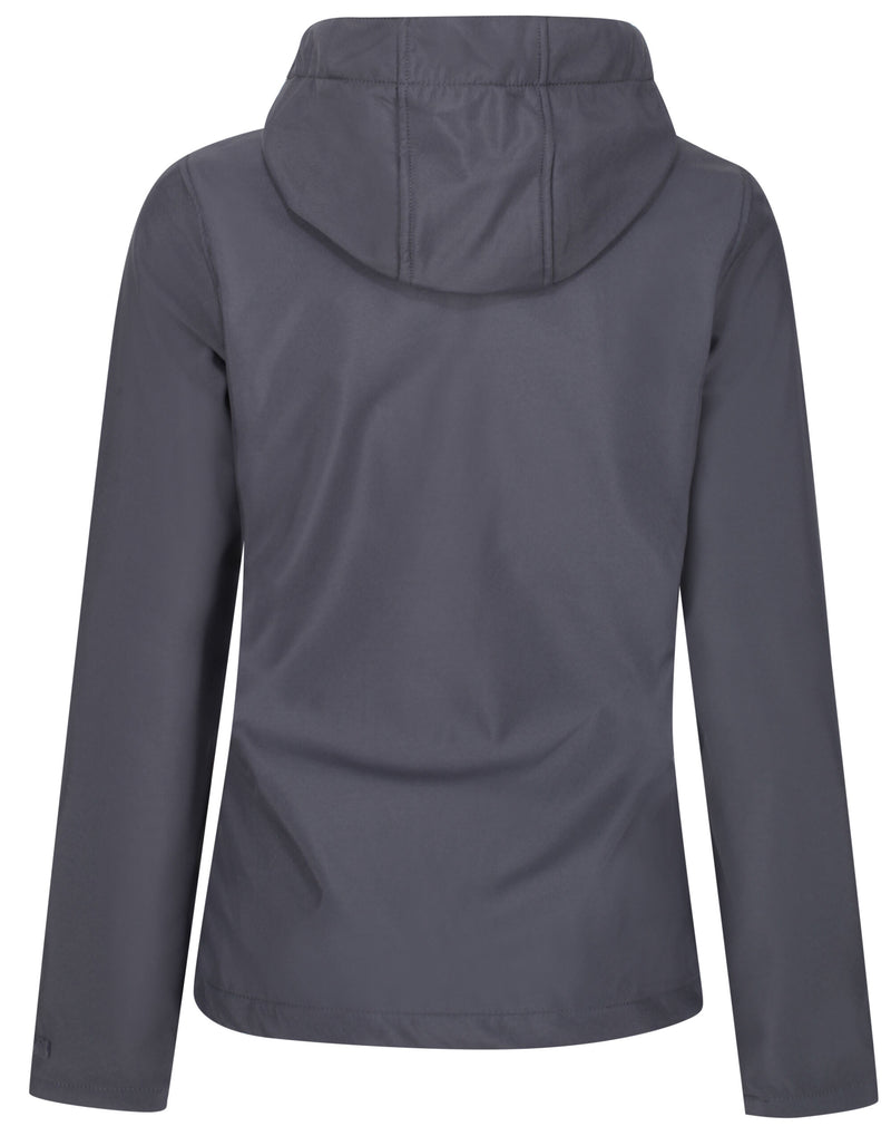 Regatta Professional TRA702 Women'S Venturer Hooded Softshell - Seal Grey/Black