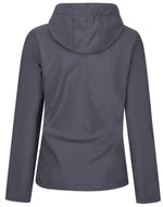 Regatta Professional TRA702 Women'S Venturer Hooded Softshell - Seal Grey/Black
