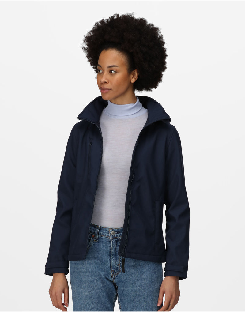 Regatta Professional TRA702 Women'S Venturer Hooded Softshell - Navy/Navy