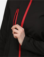 Regatta Professional TRA702 Women'S Venturer Hooded Softshell - Black/Red