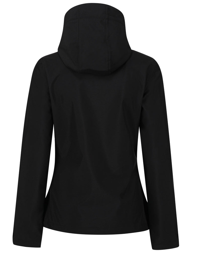 Regatta Professional TRA702 Women'S Venturer Hooded Softshell - Black/Red