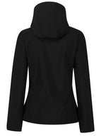 Regatta Professional TRA702 Women'S Venturer Hooded Softshell - Black/Red