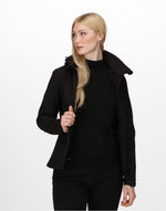 Regatta Professional TRA702 Women'S Venturer Hooded Softshell - Black/Black