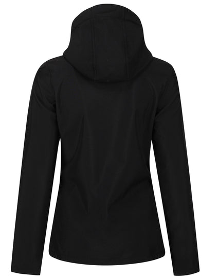 Regatta Professional TRA702 Women'S Venturer Hooded Softshell - Black/Black