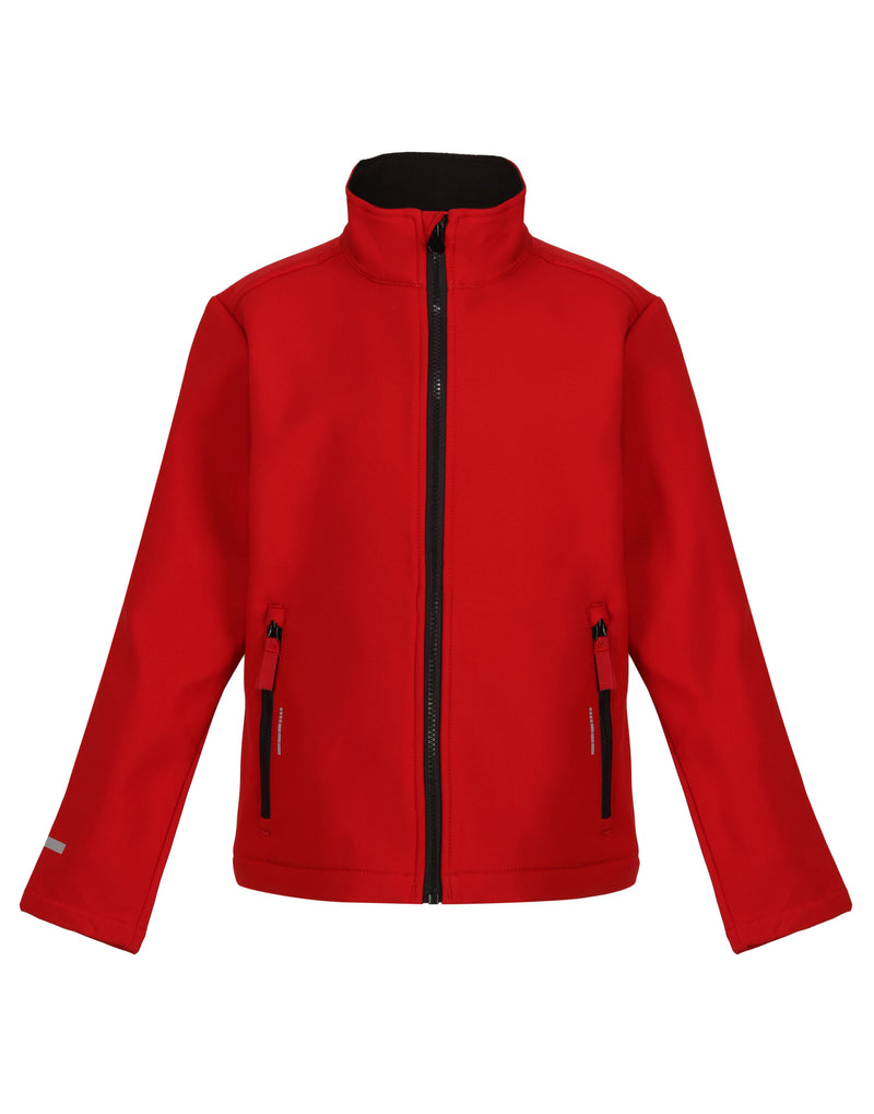 Regatta Junior Ablaze 2 Layer Softshell - Classic Red/Black