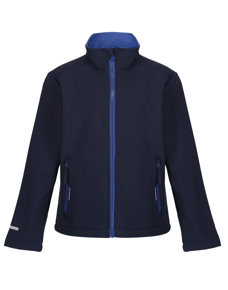 Regatta Junior Ablaze 2 Layer Softshell - Navy/New Royal