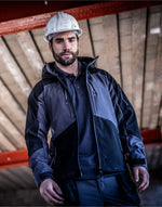 Regatta Professional TRA745 4Tex Stretch 3 Layer Softshell - Slate Grey/Black