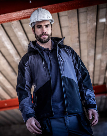 Regatta Professional TRA745 4Tex Stretch 3 Layer Softshell - Slate Grey/Black