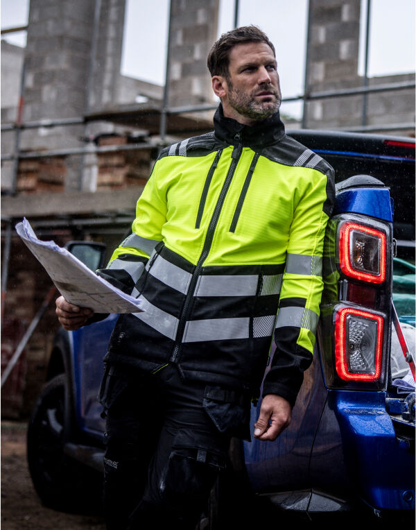 Regatta High Visibility Hi-Vis X-Pro 3 Layer Softshell