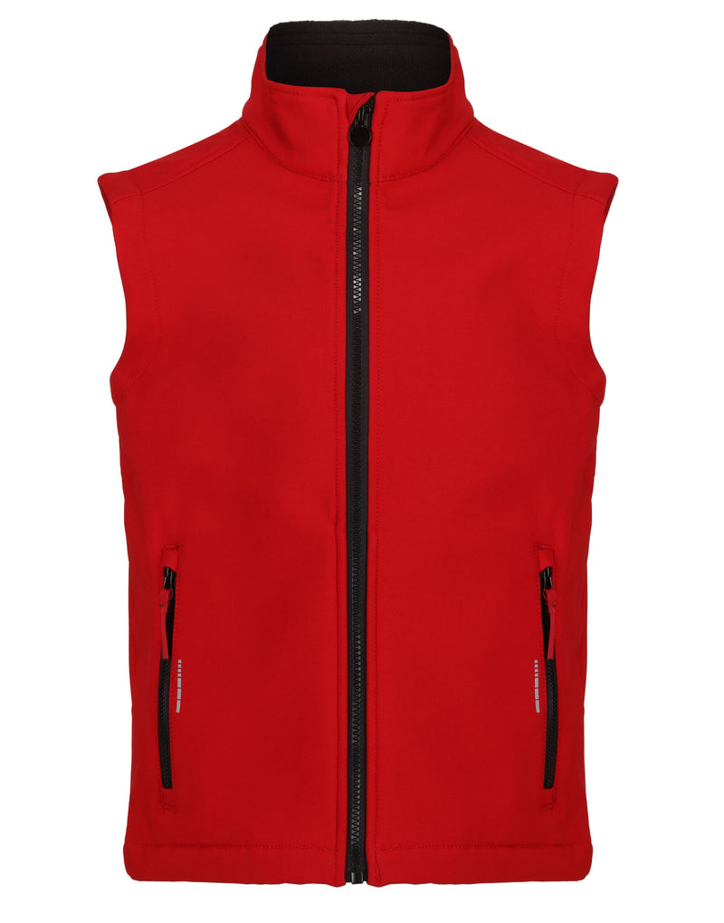 Regatta Junior Ablaze Softshell Bodywarmer - Classic Red/Black