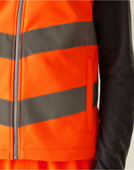 Regatta High Visibility Hi-Vis Pro Contract Ablaze Softshell Bodywarmer