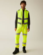 Regatta High Visibility TRB201 Hi-Vis Pro Contract Ablaze Softshell Bodywarmer - Hi-Vis Yellow