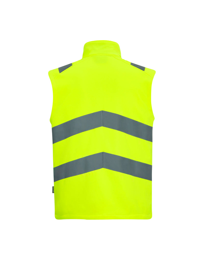 Regatta High Visibility TRB201 Hi-Vis Pro Contract Ablaze Softshell Bodywarmer - Hi-Vis Yellow