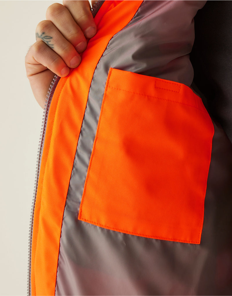 Regatta High Visibility TRB202 Hi-Vis Two-Tone Thermal Bodywarmer - Hi Vis Orange