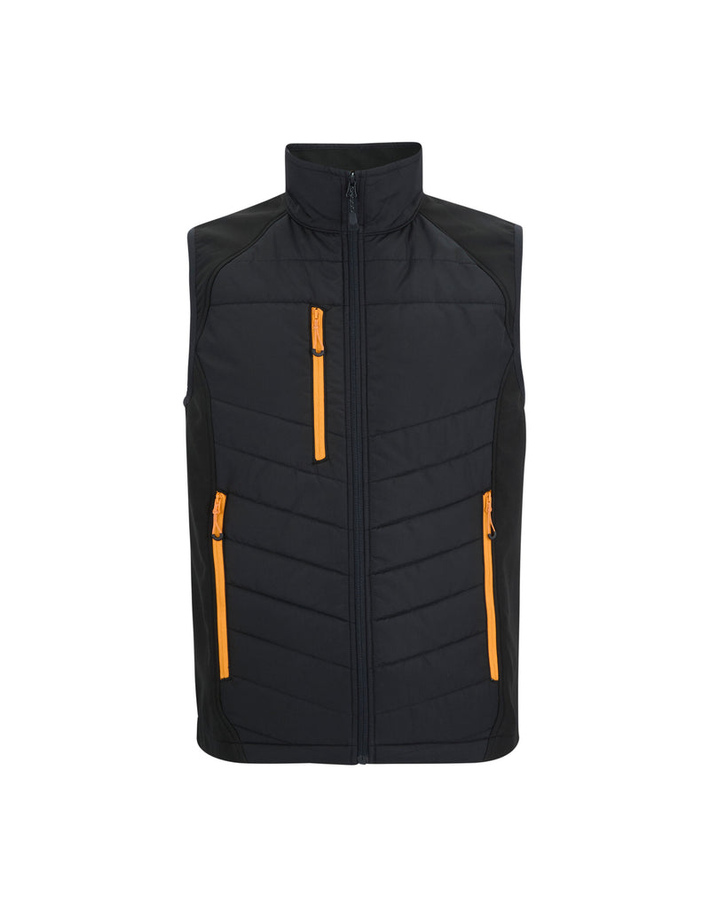 Regatta Professional TRB203 Pro Universal Bodywarmer - Black Orange Pop