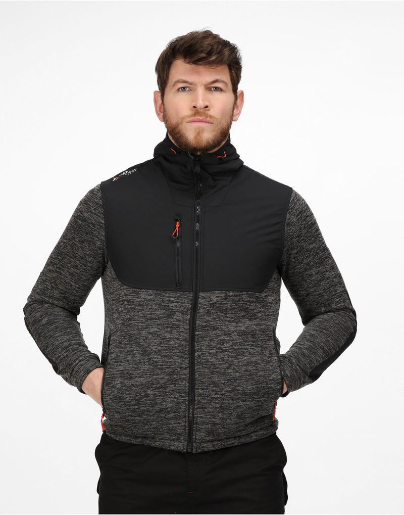 Regatta Professional TRF624 Tactical Heist Hybrid Jacket - Ash Marl/ Black