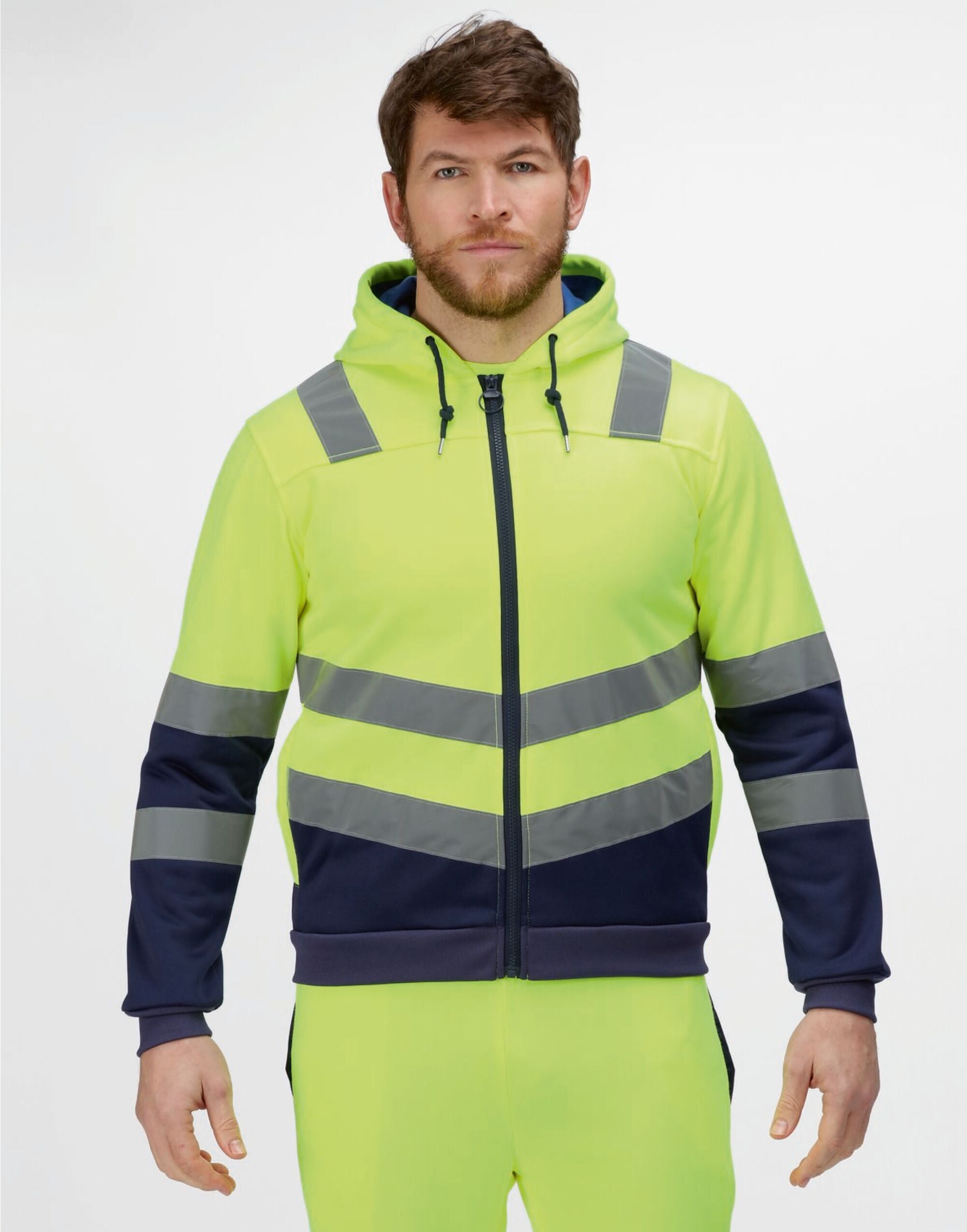 Regatta Pro Hi Vis Full Zip Hoodie