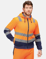 Regatta Pro Hi Vis Full Zip Hoodie - thumbnail 4