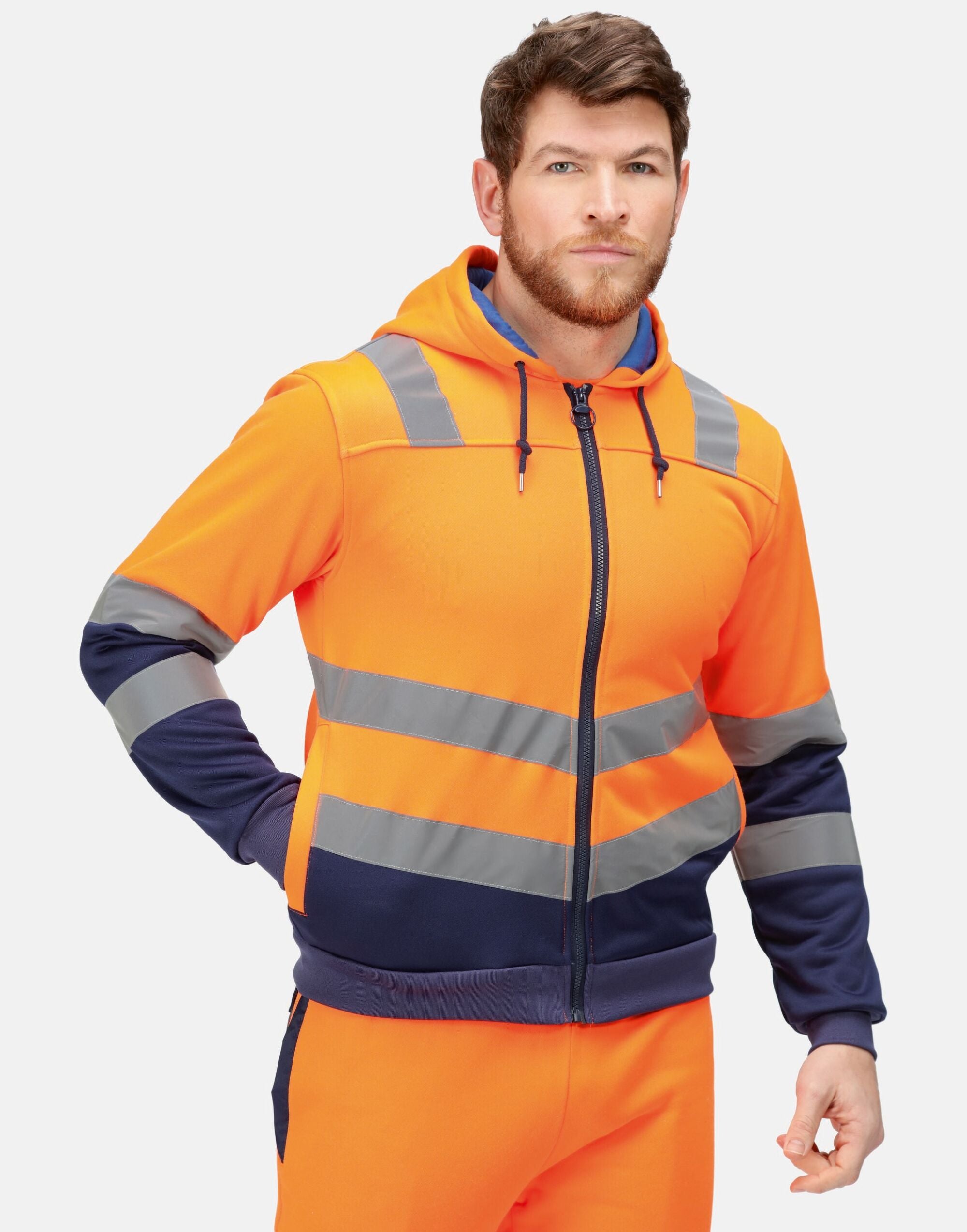 Regatta Pro Hi Vis Full Zip Hoodie