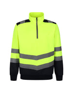 Regatta High Visibility Pro Two Tone 1/4 Zip Sweat Top - thumbnail 14