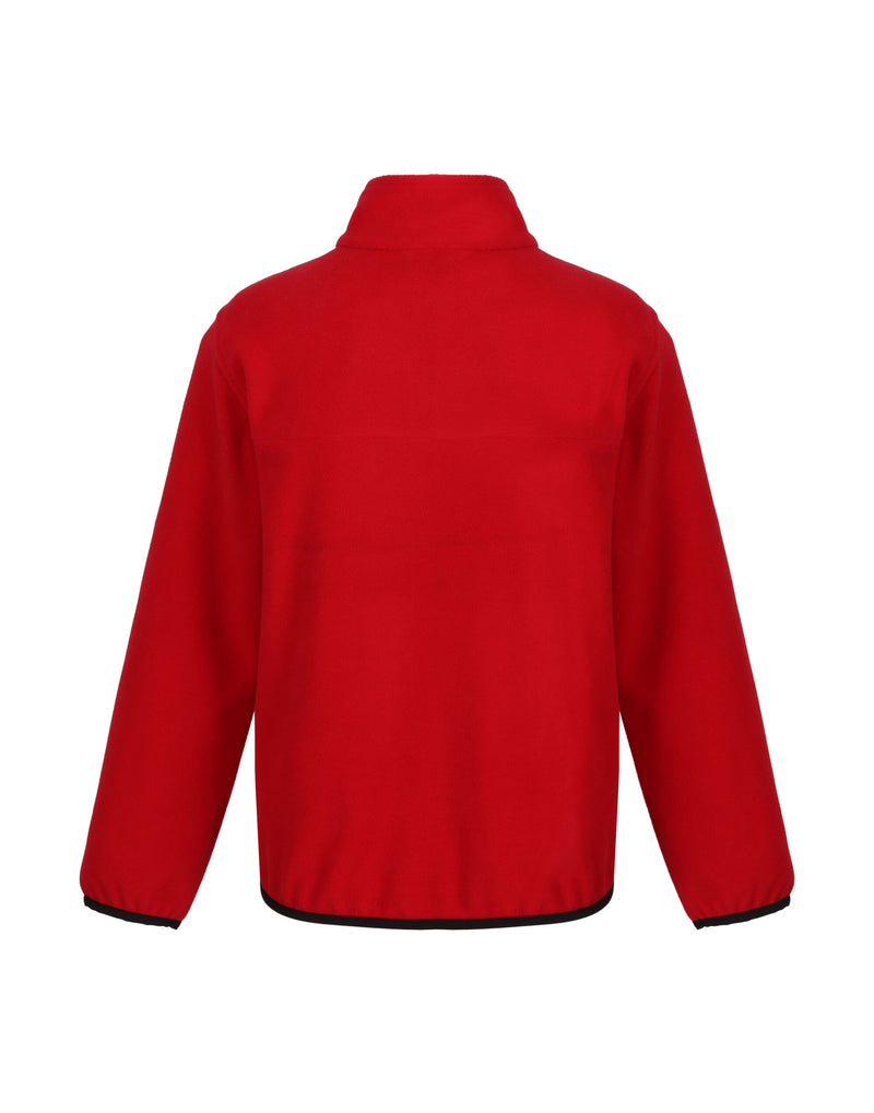 Regatta Junior Micro Fleece Half Zip - Classic Red/Black