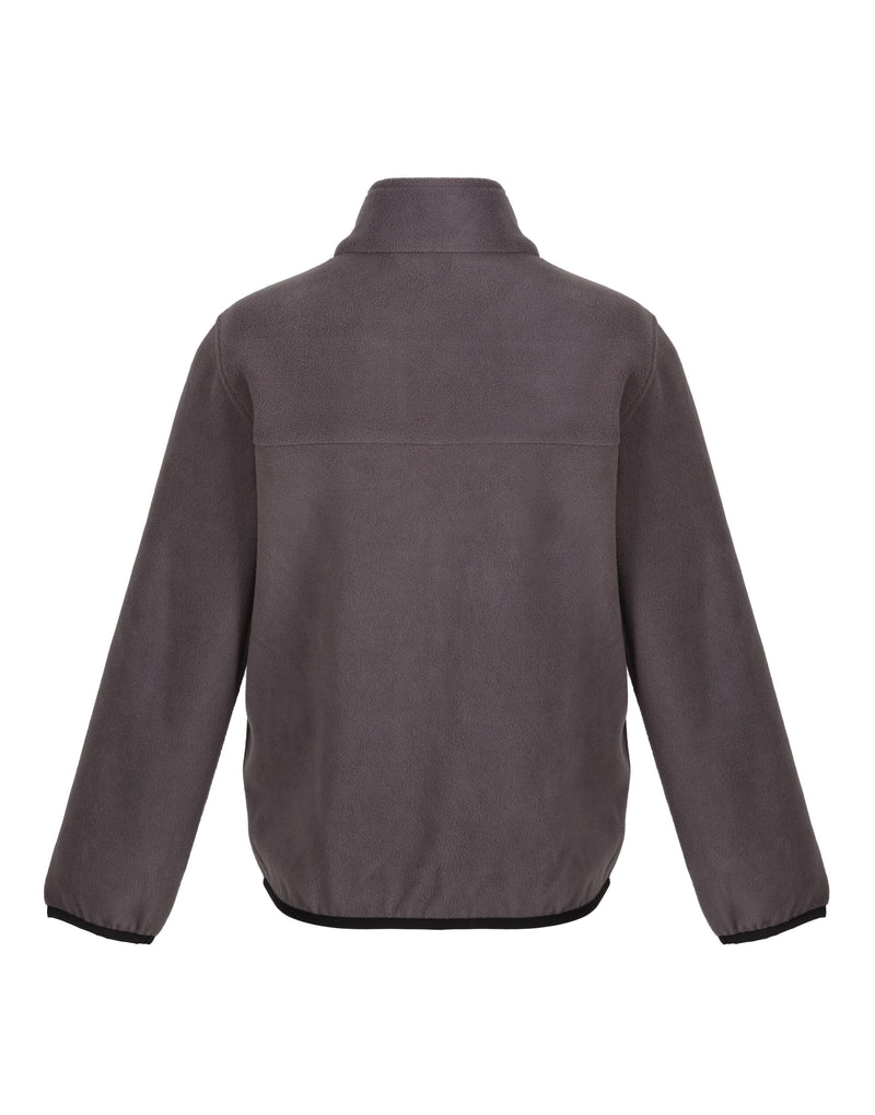 Regatta Junior Full Zip Microfleece - Seal Grey/Black