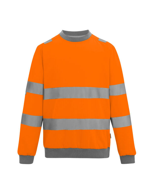 Regatta High Visibility Hi-Vis Pro Contrast Crew Neck Sweatshirt
