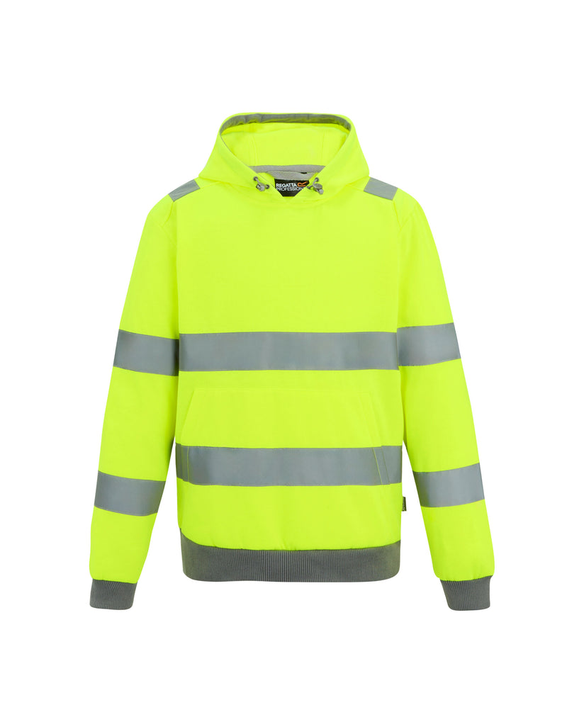 Regatta High Visibility TRF814 Hi-Vis Pro Contract Hoodie - Hi-Vis Yellow