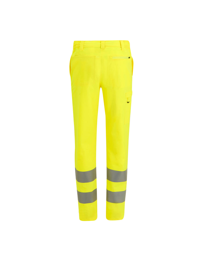 Regatta High Visibility TRJ629R Pro Contract Stretch Action Trousers - Hi-Vis Yellow