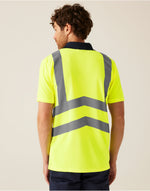 Regatta High Visibility Pro Two Tone Wicking Polo Shirt