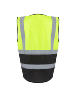 Regatta High Visibility TRS251 Hi Vis Executive Vest - Hi Vis Yellow/Black
