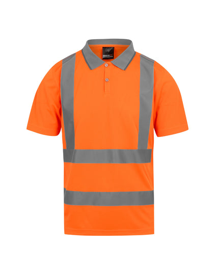 Regatta High Visibility Hi-Vis Pro Contract Polo Shirt (Class 2)