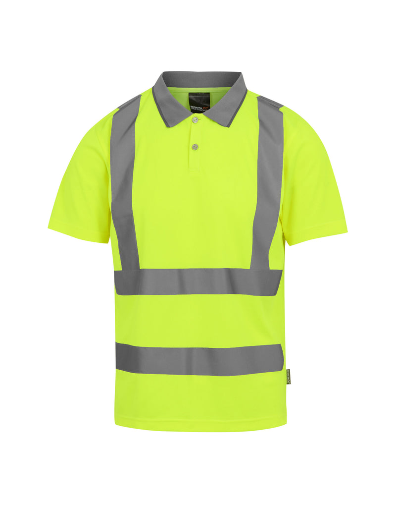 Regatta High Visibility Hi-Vis Pro Contract Polo Shirt (Class 2)