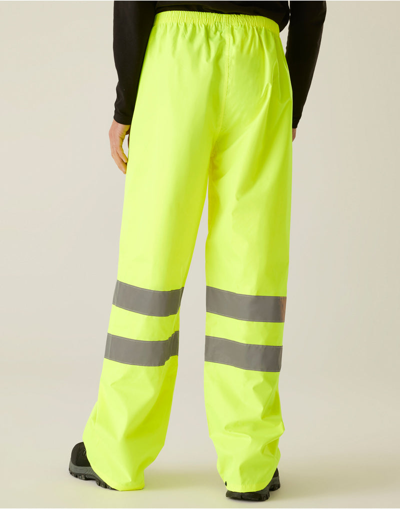Regatta High Visibility TRW498 Pro Packaway Overtrousers - Yellow