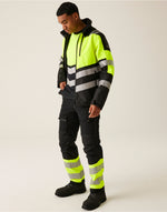 Regatta High Visibility Hi-Vis X-Pro Wtp Shell Jacket Class 2 - thumbnail 7