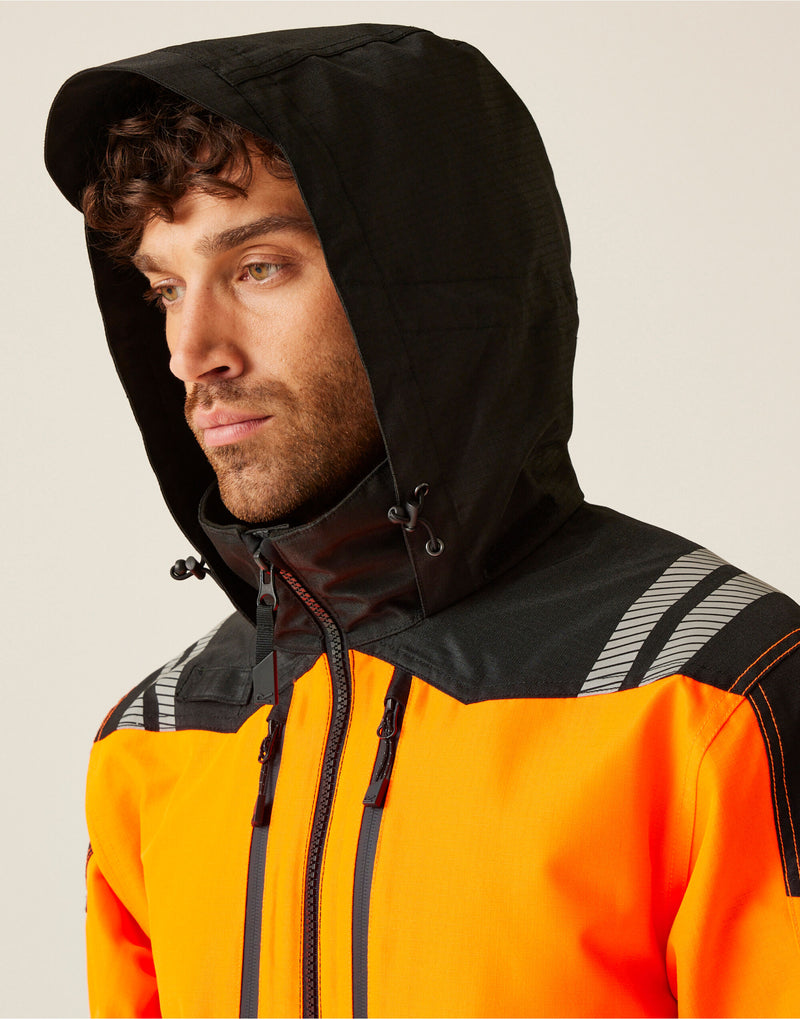 Regatta High Visibility Hi-Vis X-Pro Wtp Shell Jacket Class 2