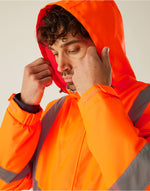 Regatta High Visibility Hi-Vis Pro Contract Dover Parka Jacket