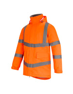Regatta High Visibility Hi-Vis Pro Contract Dover Parka Jacket - thumbnail 6