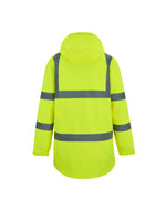 Regatta High Visibility Hi-Vis Pro Contract Dover Parka Jacket - thumbnail 4