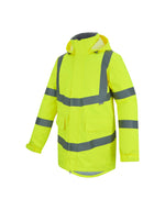 Regatta High Visibility TRW600 Hi-Vis Pro Contract Dover Parka Jacket - Hi-Vis Yellow