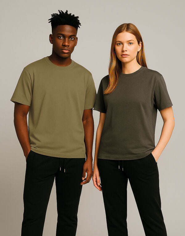 UCC LABEL FREE COLLECTION Organic Heavy T-Shirt - Army