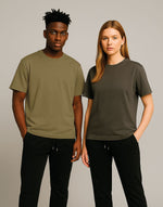 UCC LABEL FREE COLLECTION Organic Heavy T-Shirt - Army