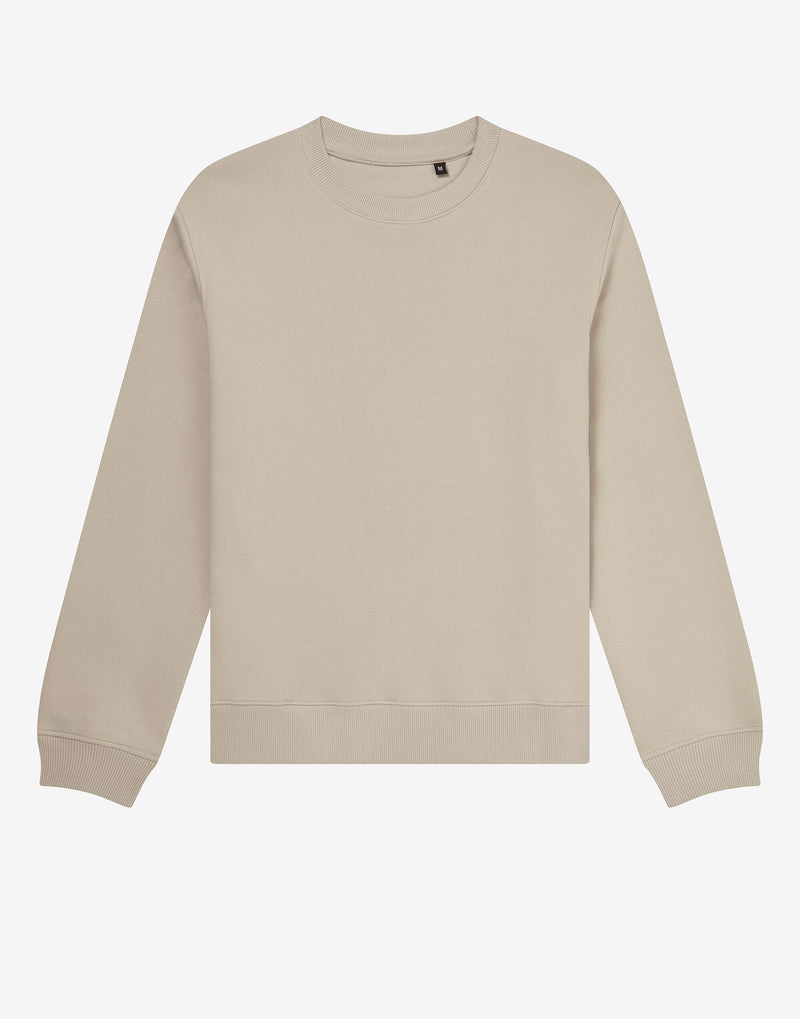 UCC LABEL FREE COLLECTION Organic Stealth Sweatshirt - Sand