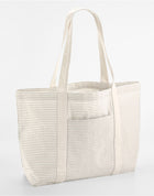 Westford Mill Striped Organic Cotton Shopper