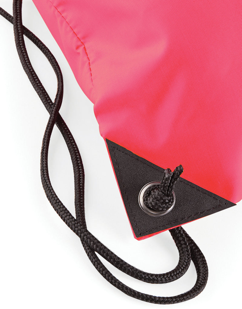 A soft coral Bagbase Premium Gymsac.